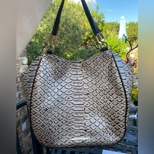 🔥BRAHMIN🔥Marianna Shoulder Tote Bag in Pearl Dogwood - EUC